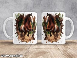 Hrnek - 0389 - Kůň v běhu 09